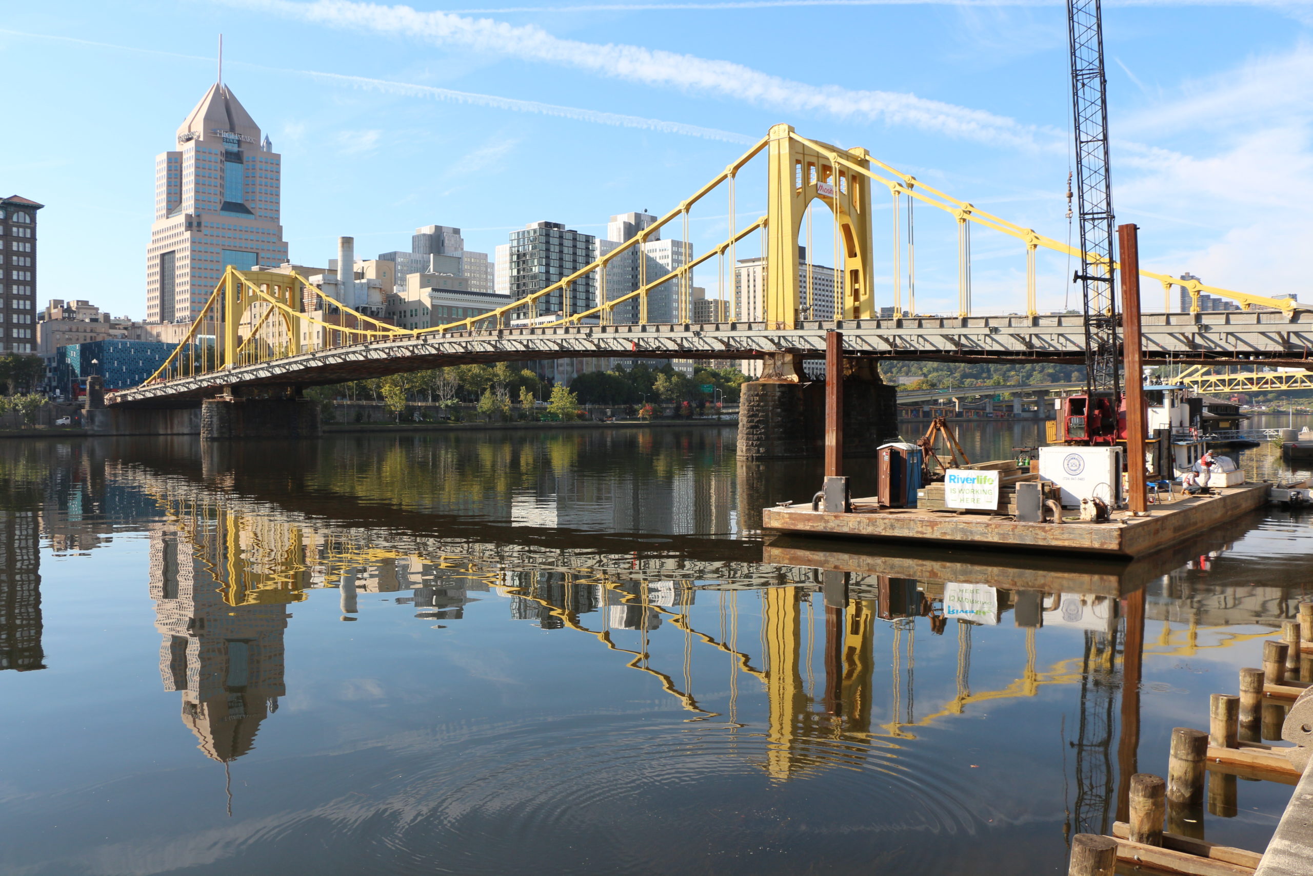 Public and private partnerships help restore Allegheny Landing dock and future riverfront projects